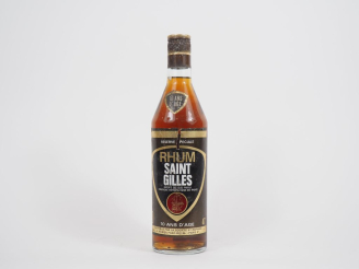 Vente aux enchères 1 BOUTEILLE RHUM SAINT GILLES 10 ANS 'RESERVE SPECIALE' 47 °