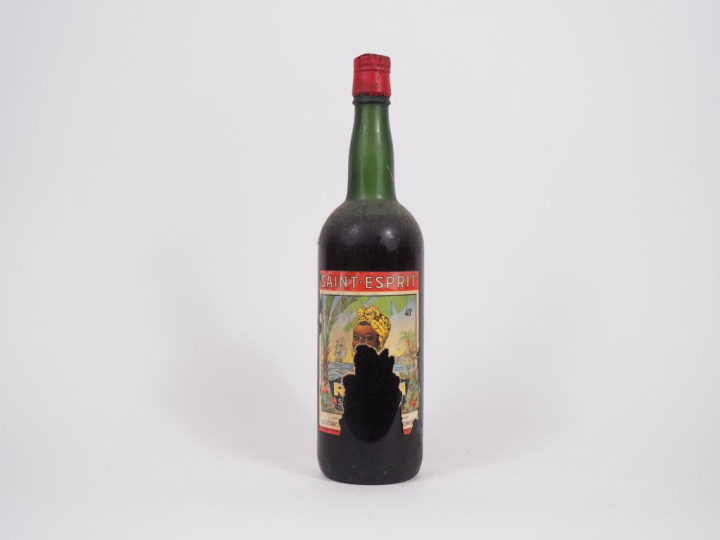 1 VIEILLE BOUTEILLE (1 L) RHUM SUPÉRIEUR SAINT ESPRIT - ETA