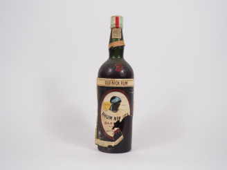 Vente aux enchères 1 VIEILLE BOUTEILLE (1 L) RHUM OLD NICK NEGRITA BARDINET - ETA