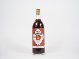 Vente aux enchères 1 VIEILLE BOUTEILLE (1 L) RHUM BAKARA S.O.D.I.V.A.L LE HAVRE - 44°