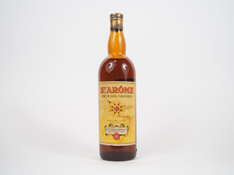 Vente aux enchères 1 VIEILLE BOUTEILLE (1 L) RHUM DES COLONIES ST ARÔME LECLERC ULMANN - 