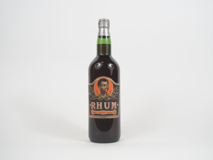 1 VIEILLE BOUTEILLE (1 L) RHUM DOUBLET OUARVILLE CHATENEY - 54°