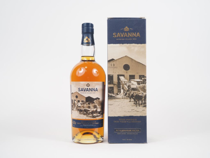 1 BOUTEILLE RHUM SAVANNA EDITION BOIS ROUGE 1992-2022 BOUTEILLE N°1 /3