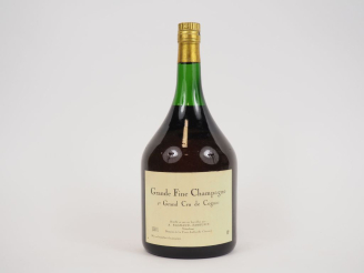 Vente aux enchères 1 MAGNUM COGNAC GRANDE FINE CHAMPAGNE RAGNAUD SABOURIN - CAPS LEGER AB