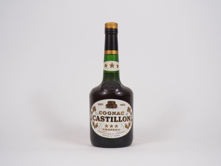 1 BOUTEILLE COGNAC CASTILLON DRAPEAU