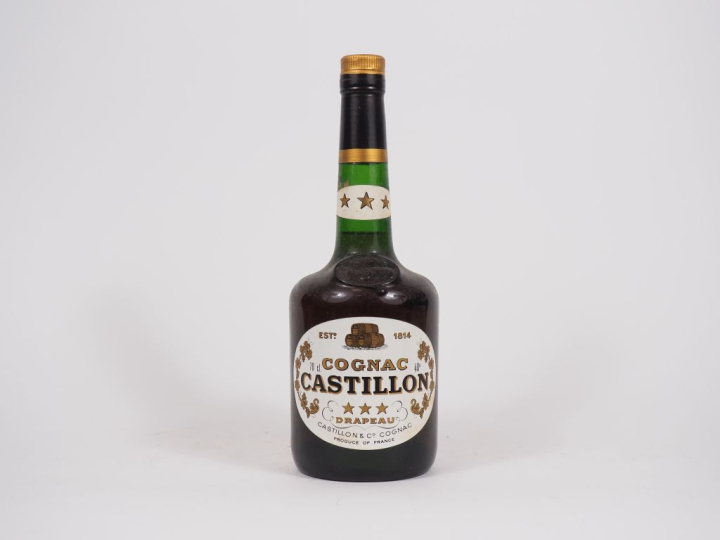 1 BOUTEILLE COGNAC CASTILLON DRAPEAU