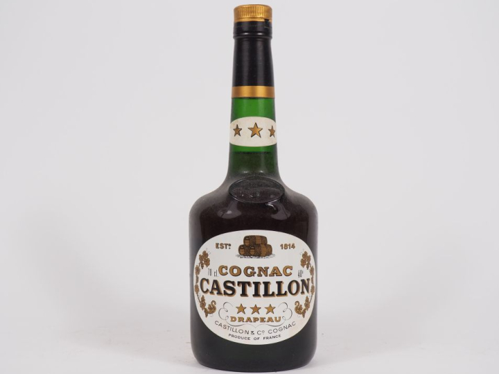 1 BOUTEILLE COGNAC CASTILLON DRAPEAU