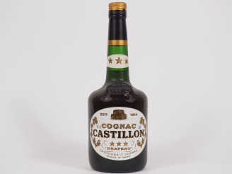 Vente aux enchères 1 BOUTEILLE COGNAC CASTILLON DRAPEAU