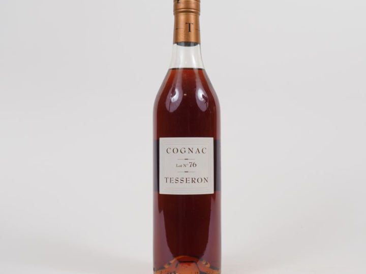 1 BOUTEILLE COGNAC TESSERON N° 76 - COFFRET 