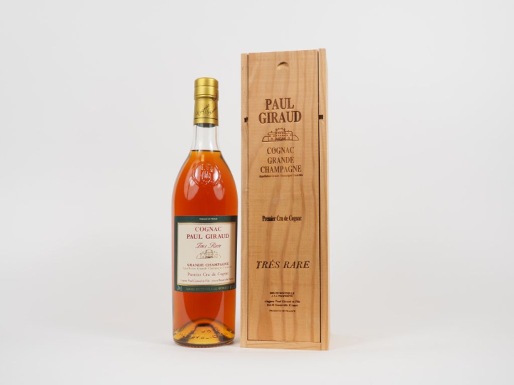 1 BOUTEILLE COGNAC GRANDE CHAMPAGNE 1er CRU PAUL GUIRAUD "TRES RARE" -