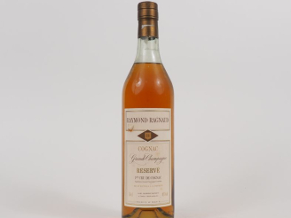 Vente aux enchères 1 BOUTEILLE COGNAC GRANDE CHAMPAGNE 1er CRU "RÉSERVE" RAYMOND RAGNAUD