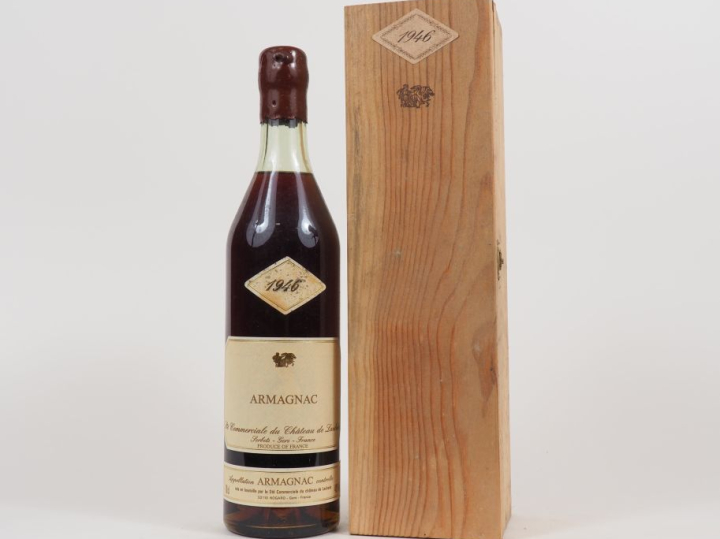 1 BOUTEILLE ARMAGNAC CHÂTEAU DE LAUBADE - 1946 - COFFRET