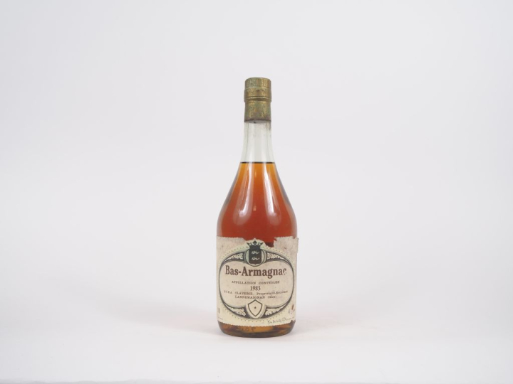 1 BOUTEILLE BAS ARMAGNAC CLAVERIE - 1983 - ETA