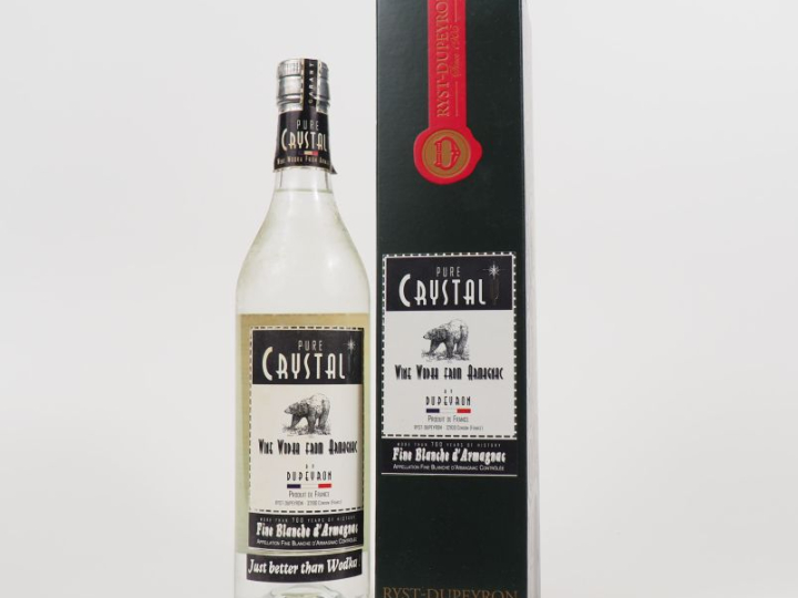 1 BOUTEILLE FINE BLANCHE D'ARMAGNAC PURE CRYSTAL DUPEYRON - COFFRET