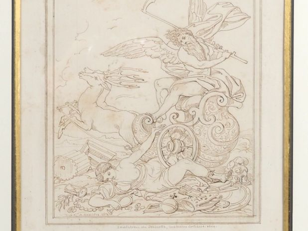 DE VERIA.  "le temps efface les biens de la terre sans respecter la be