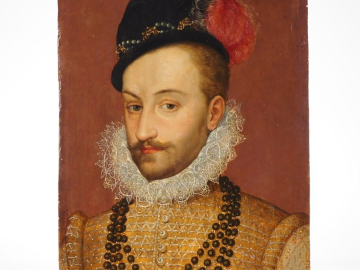 Ecole française vers 1590, entourage de Jean DECOURT Portrait présumé 