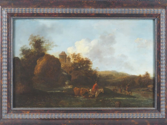 Vente aux enchères Attribué à Jean Baptiste François GENILLION (1750 - 1829). "Le passage