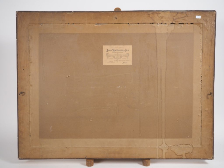 M. CHALIBERT.  "le bouquet de tokyos" Aquarelle, signée en bas à droit