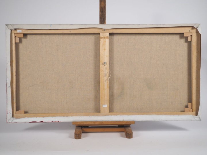 P. LACHKAR "Le pont neuf à Toulouse",  Huile sur toile, signée en bas 