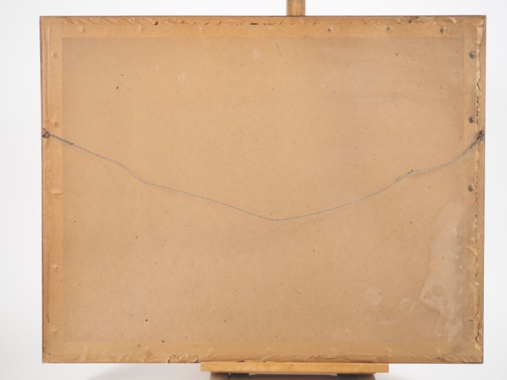 LEVY.  "la caravane"  Aquarelle, signée en bas à gauche et datée 1936 