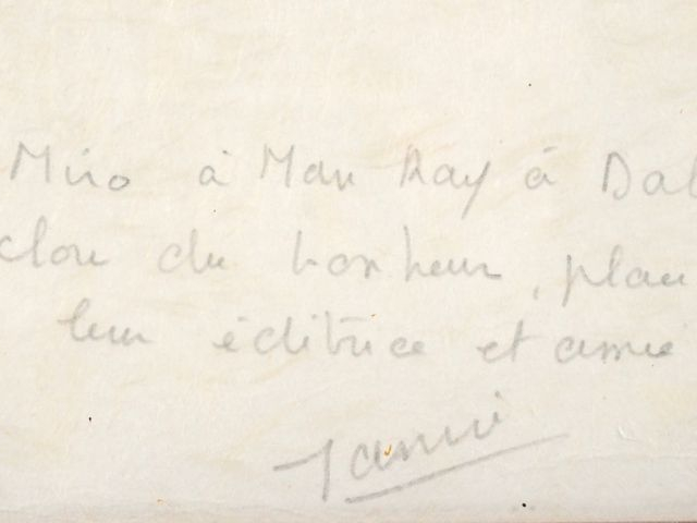 MAN RAY. "Le clou". Lithographie sur papier Japon. Signée en bas à dro