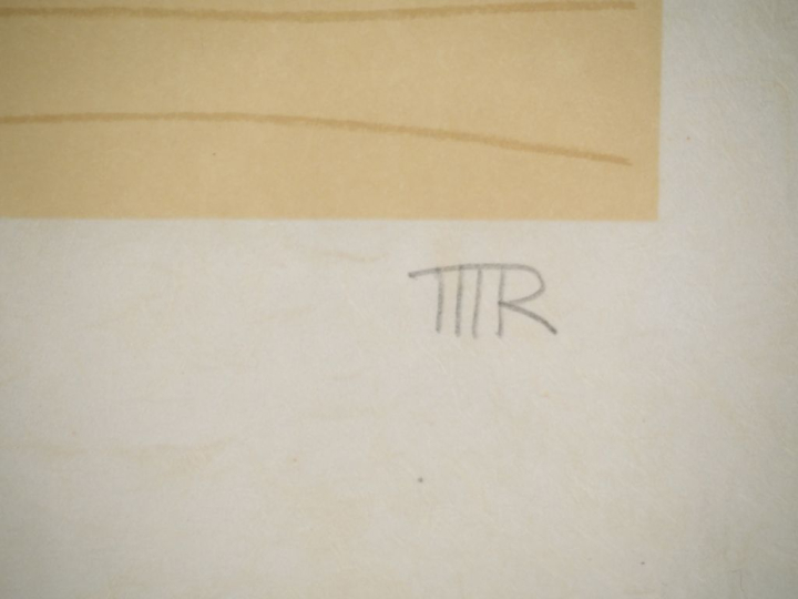 MAN RAY. "Le clou". Lithographie sur papier Japon. Signée en bas à dro