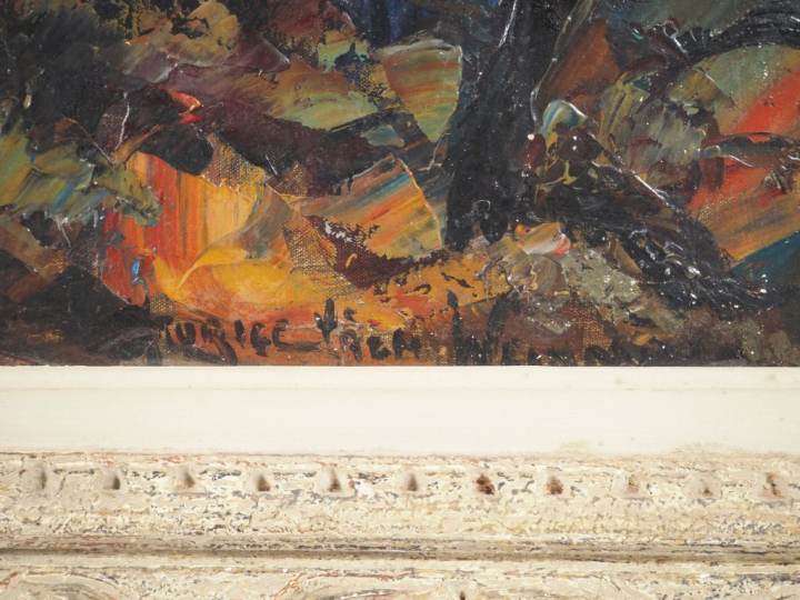 Maurice VAGH-WEINMANN. "paysage" Huile sur toile, signée en bas à droi