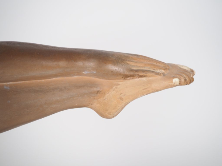 A. GENNARELLI.  "danseuse"  Sculpture en terre cuite  Signée  (restaur