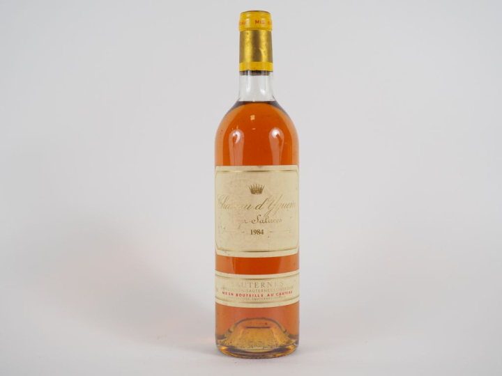1 BOUTEILLE CHÂTEAU D'YQUEM 1er CCS SAUTERNES - 1984 - BG/ELA
