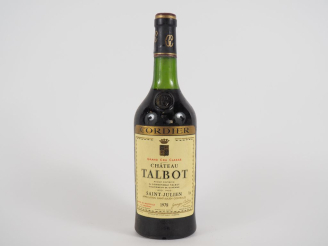 Vente aux enchères 1 BOUTEILLE CHÂTEAU TALBOT GCC ST JULIEN - 1978