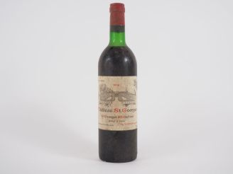 Vente aux enchères 1 BOUTEILLE CHÂTEAU ST GEORGES ST ÉMILION - 1979 - LB/BS