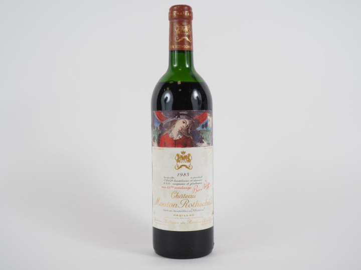 1 BOUTEILLES CHÂTEAU MOUTON ROTHSCHILD 1er GCC PAUILLAC - 1985 - MEP/E