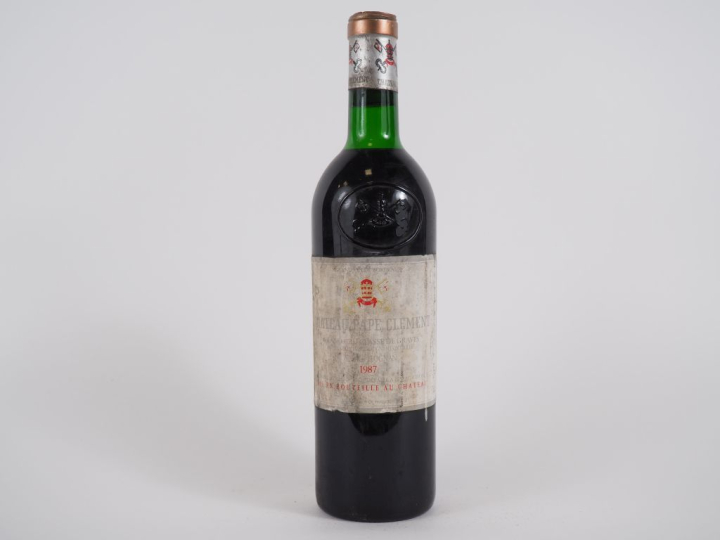 1 BOUTEILLE CHÂTEAU PAPE CLÉMENT GCC GRAVES - 1987 - BG/EA