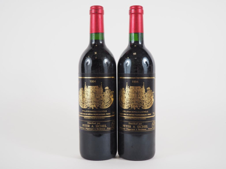 2 BOUTEILLES CHÂTEAU PALMER GCC MARGAUX - 1994