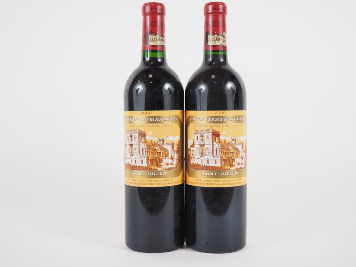 2 BOUTEILLES CHÂTEAU DUCRU BEAUCAILLOU GCC ST JULIEN - 2000