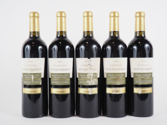 Vente aux enchères 5 BOUTEILLES CHÂTEAU MONTE CHRISTO 'CUVÉE EDMOND DANTÈS' GC ST ÉMILION
