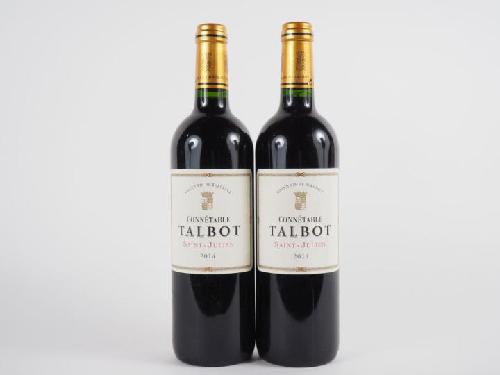 2 BOUTEILLES CONNÉTABLE TALBOT ST JULIEN - 2014