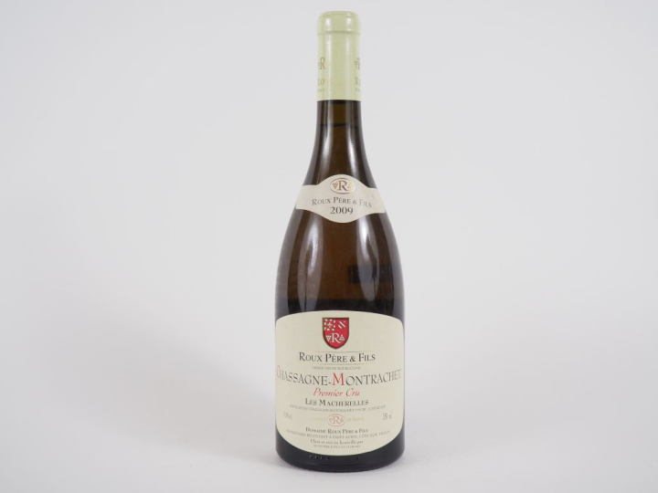 1 BOUTEILLE CHASSAGNE MONTRACHET 1er CRU 'LES MACHERELLES' ROUX PÈRE  