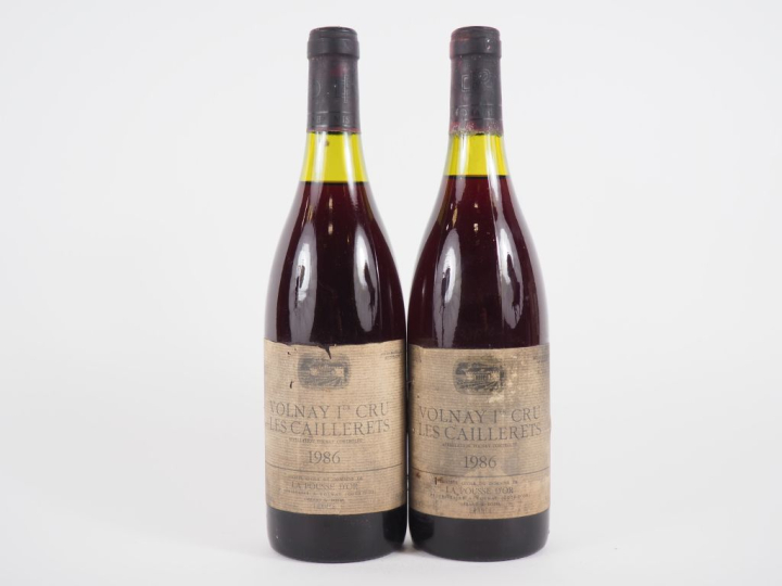 2 BOUTEILLES VOLNAY 1er CRU 'LES CAILLERETS' DOMAINE DE LA POUSSE D'OR