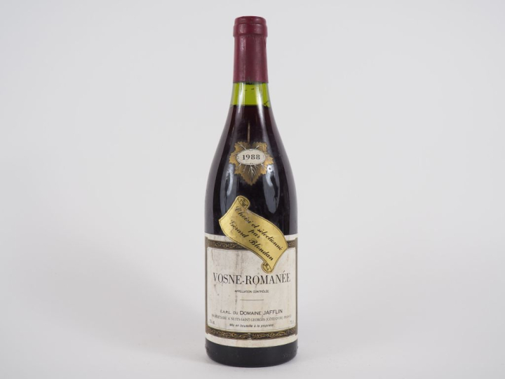 1 BOUTEILLE VOSNE ROMANÉE DOMAINE JAFFLIN - 1988