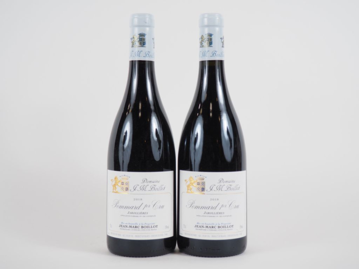 2 BOUTEILLES POMMARD 1er CRU 'JAROLLIÈRES' JEAN MARC BOILLOT - 2018
