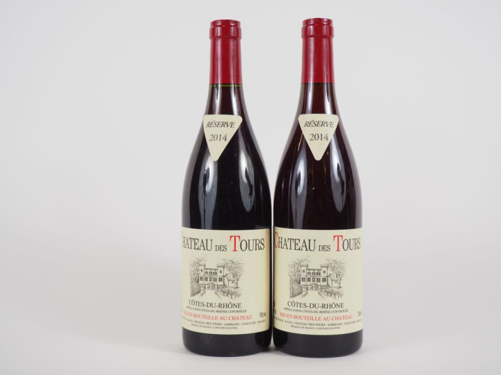 2 BOUTEILLES CHÂTEAU DES TOURS 'RÉSERVE' EMMANUEL RAYNAUD - 2014
