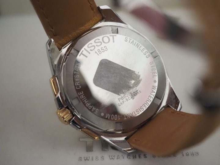 TISSOT 1853, PRC 100 Montre bracelet chronographe, boitier à pans coup