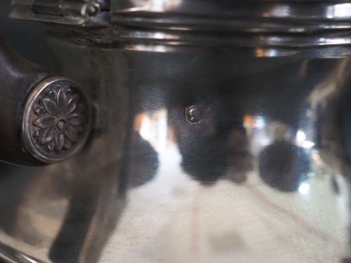 Service à thé et à café égoîtse de style Louis XVI en argent 925, poin