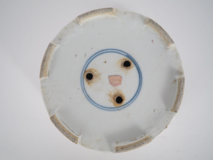 Chine, vers 1900,  Jardinière, cache pot, circulaire en porcelaine et 
