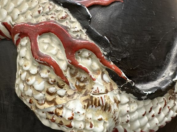 Japon, Arita vers 1900, Important vase balustre à col pavillonné en co