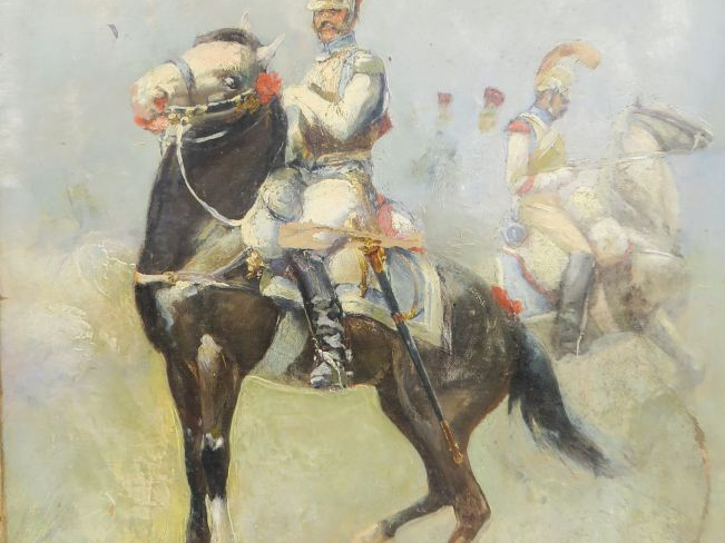École française de la fin du XIXe siècle ,  « Carabiniers du 1er Empir