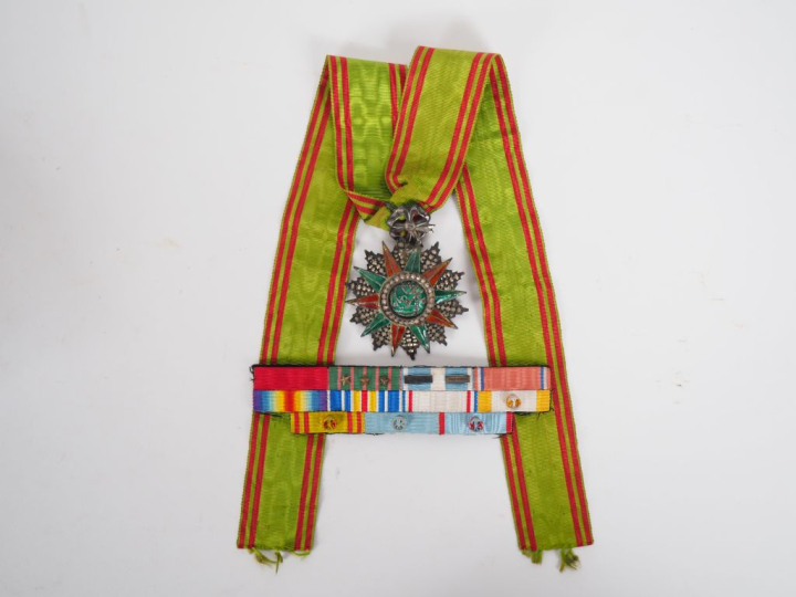 TUNISIE  ORDRE DU NICHAN IFTIKHAR  Croix de commandeur, au monogramme 