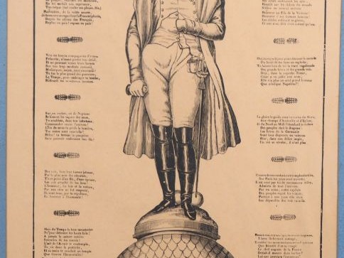 Lot de six images d’Epinal représentant Napoléon ou ses généraux d’Emp