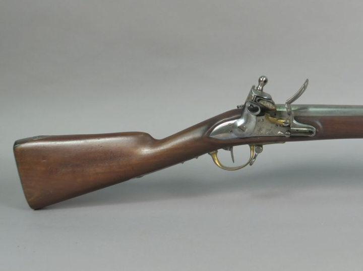 Fusil de dragon modèle 1777- An IX.  Canon rond à pans au tonnerre, po